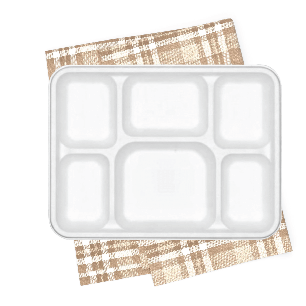 Disposable Compartment Plates
